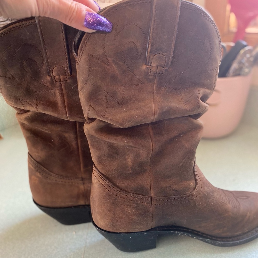 Durango crush slouch boots